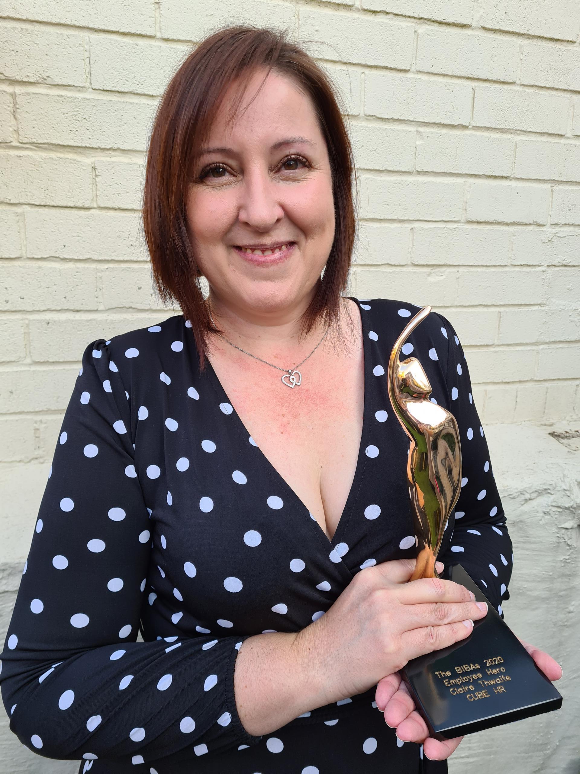 Member News Claire From Cube Hr Named Employee Hero East Lancashire Chamber Of Commerce