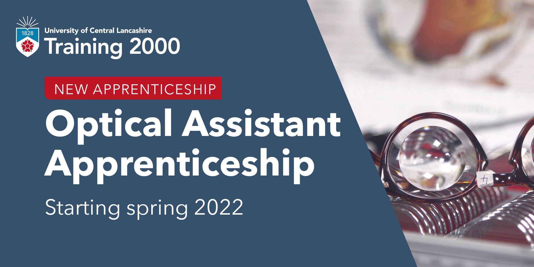 Training 2000 Set your Sight on an Optical Assistant Apprentice
