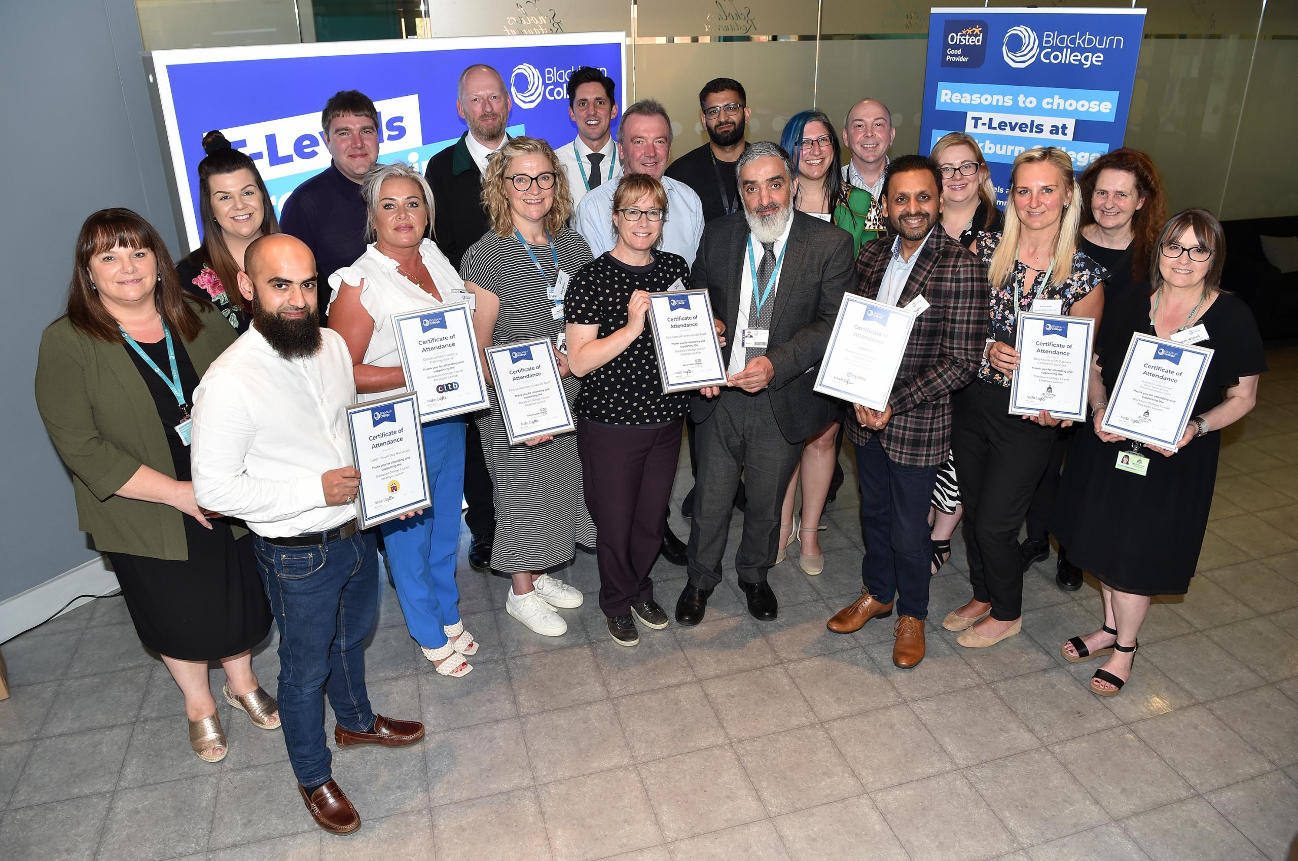 Blackburn College launch new Tlevel programme with local employers