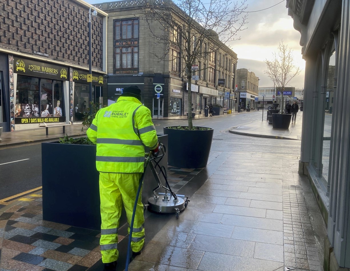 Burnley BID Street Cleaning