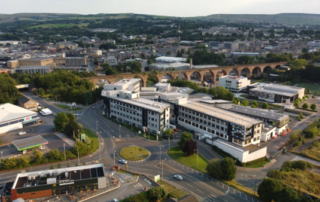 Seven times finalist in the Educate North Awards 2023, Burnley College’s £110 million Princess Way Campus.