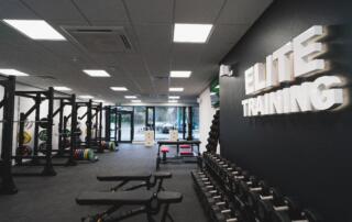 Burnley College Fitness Evolution’s cutting-edge Elite Athlete’s Strength and Conditioning gym.