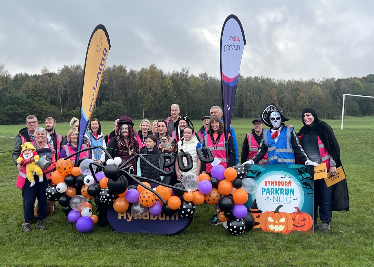 NLTG enjoyed a "fa-boo-lous" morning at the Hyndburn parkrun