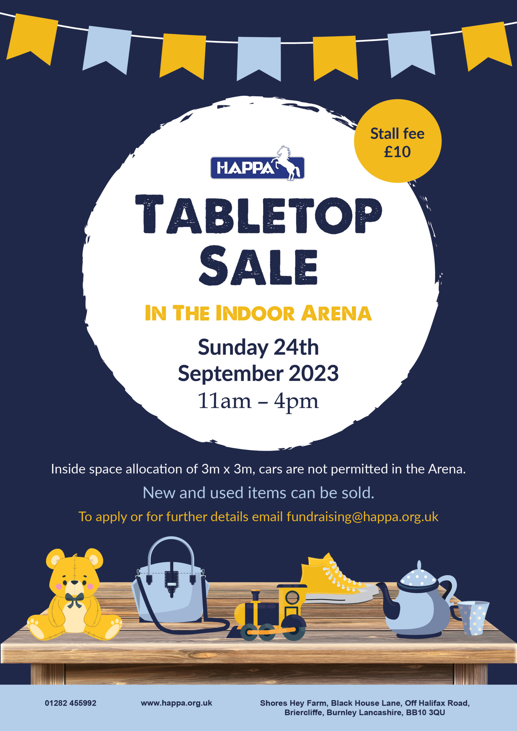 Tabletop Sale at HAPPA Member News East Lancashire Chamber of Commerce