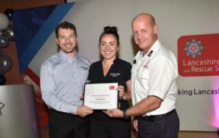 James Alpe Lancashire Fire and Rescue award
