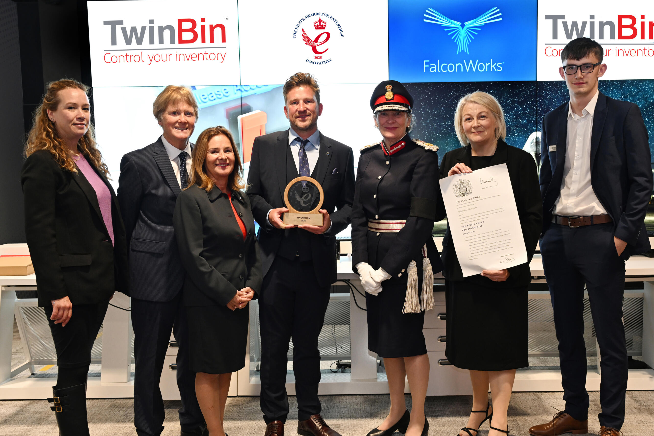 Lord Lieutenant presents Lancashire company with King’s Award for Enterprise