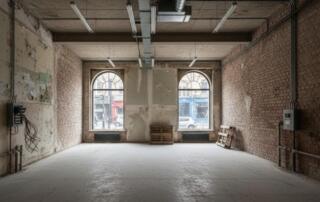Empty commercial unit